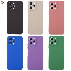 เคส Xiaomi Redmi 12 4G เคสซิลิโคนนิ่ม กันกล้อง TPU สีพื้น