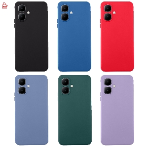 เคส สำหรับ Infinix Smart 10 เคสซิลิโคนนิ่ม สีพื้น กันกล้อง TPU บาง