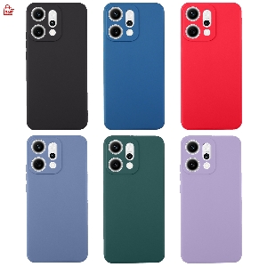 เคส สำหรับ OPPO Reno14 Pro 5G เคสซิลิโคนนิ่ม สีพื้น กันกล้อง TPU บาง