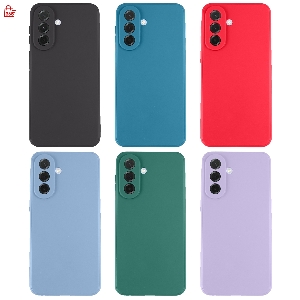 เคส สำหรับ Samsung Galaxy A57 5G เคสซิลิโคนนิ่ม สีพื้น กันกล้อง TPU บาง